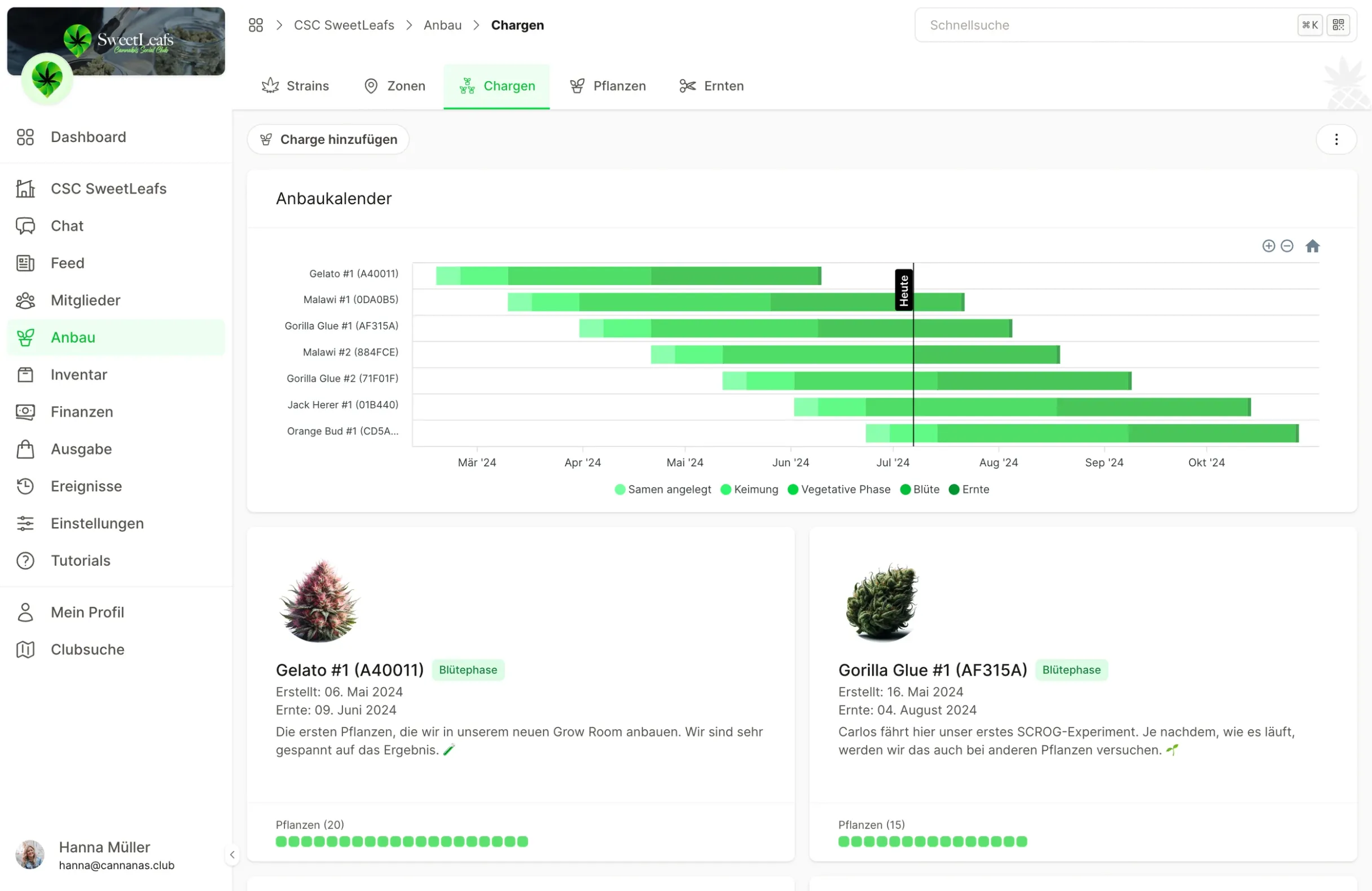 Cannanas app screenshot
